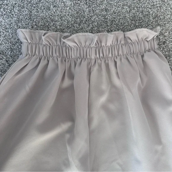 Khaki Wide Leg Trousers Missguided | High Waist | Size 8 Interview Outfit - Picture 3 of 10